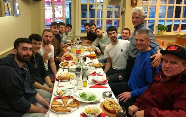 Δείπνο στην Roma Pizza ο Φίλιππος