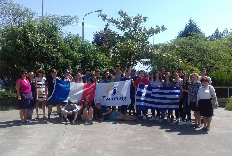 Επίσκεψη Γαλλικού σχολείου στο 5 ΓΕΛ Βεροίας στο πλαίσιο τριετούς eTwinning συνεργασίας και της πρωτοβουλίας Move2learn, Learn2move του eTwinning