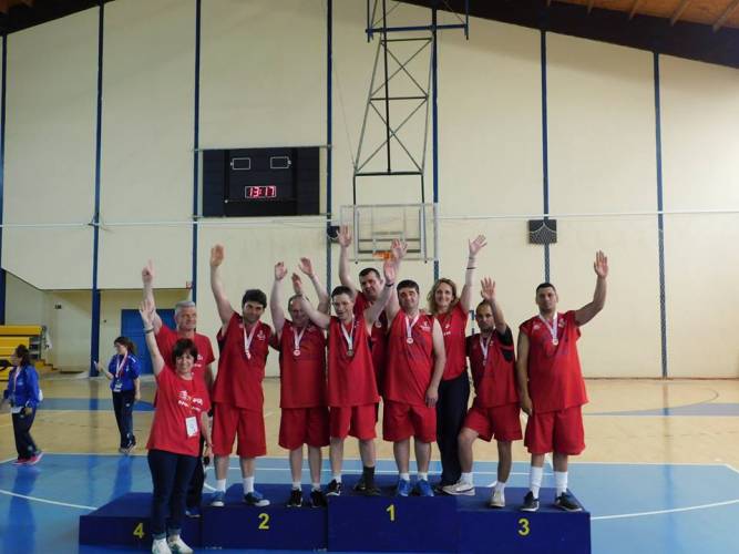 Υφάδι: Στην δεύτερη θέση των Πανελληνίων αγώνων Special Olympics για την ομάδα μπάσκετ
