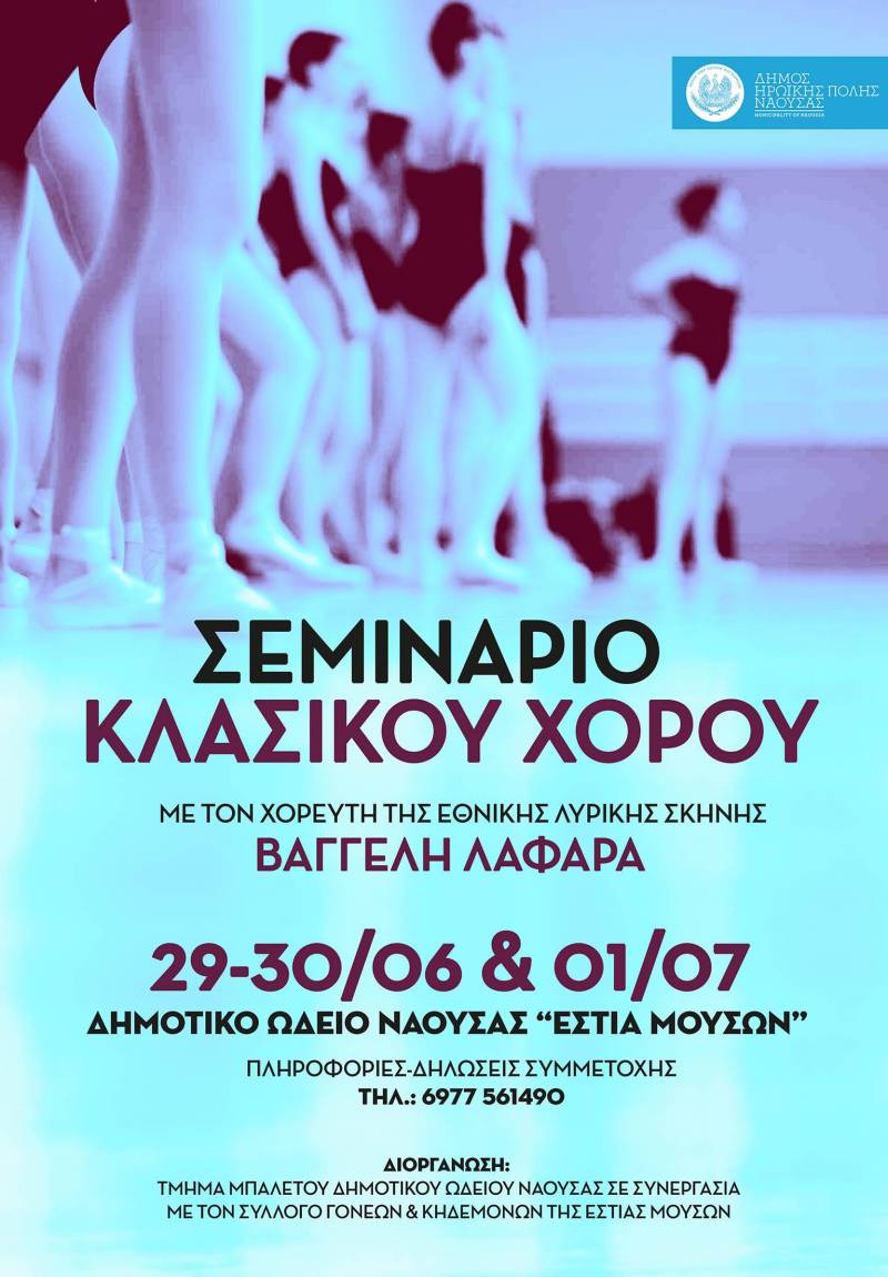 Σεμινάριο κλασικού χορού στη Νάουσα