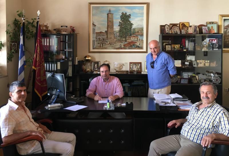 Σύμβαση για την αναβάθμιση του Εμπορικού Πεζόδρομου της πόλης υπέγραψε ο Δήμος Βέροιας
