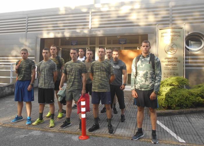 Οι καταδρομείς της Β΄Μοίρας ευχαριστούν το Δήμο Νάουσας