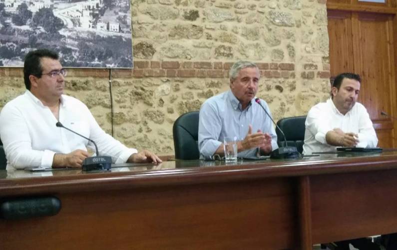 Ο υποψήφιος ευρωβουλευτής του ΠΑΣΟΚ Γιάννης Μανιάτης την Τετάρτη στην Βέροια