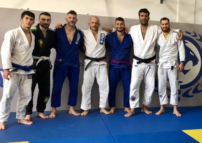Σε σεμινάριο brazilian jiu-jitsu αθλητές του ΑΣ Ρωμιός