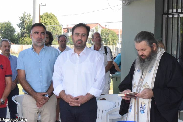 Εγκαινιάστηκαν τα γήπεδα του τένις στο ΔΑΚ Μακροχωρίου (βίντεο)
