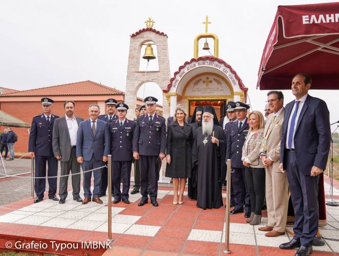 Τελέστηκαν τα Θυρανοίξια του Παρεκκλησίου της Σχολής Αστυνομίας Βεροίας (φωτογραφίες)