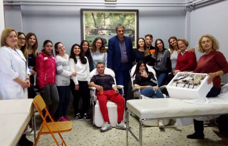 Εθελοντική αιμοδοσία στο ΕΠΑΛ Νάουσας