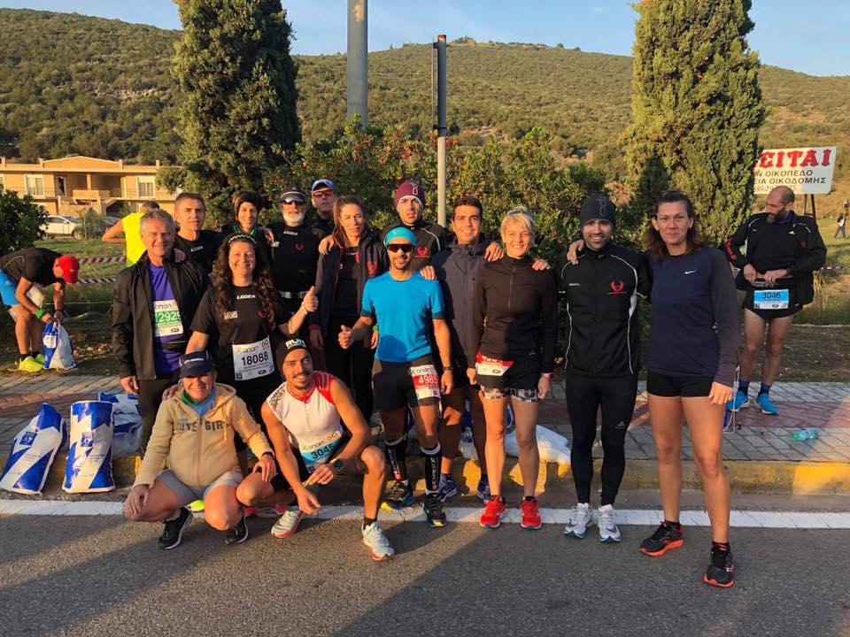 Με 17 αθλητές συμμετείχε η Makridis Team στον Αυθεντικό Μαραθώνιο Αθήνας