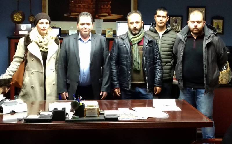 Συνάντηση Καλαϊτζίδη με το προσωρινό Δ.Σ του νεοσύστατου Αγροτικού Συλλόγου Ημαθίας