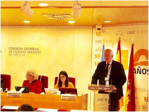 Ο Τάσος Βασιάδης στην τακτική συνδιάσκεψη των Ευρωπαϊκών Ιατρικών Συλλόγων στην Μαδρίτη