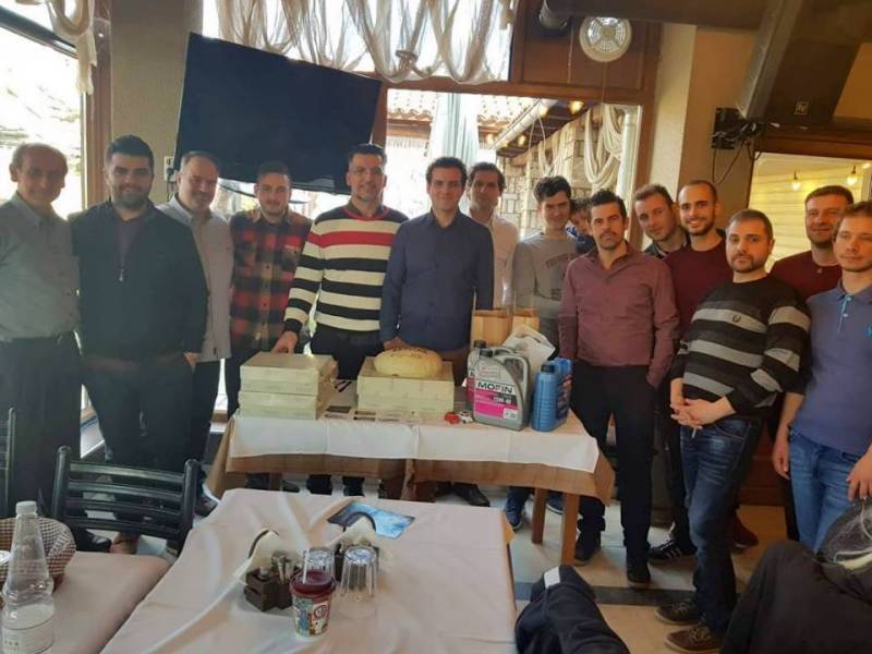 Οι Φίλοι Κλασσικού Αυτοκινήτου Βέροιας έκοψαν την βασιλόπιτα (φωτογραφίες)