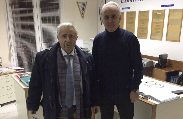 Ευχές της Νάουσας στο νέο πρόεδρο της ΕΠΣ Στέργιο Μουρτζίλα