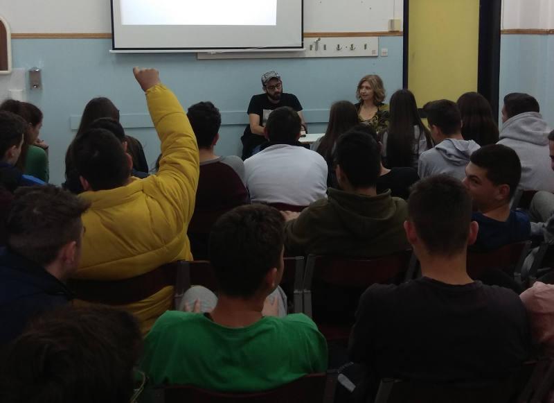 Ο συγγραφέας Δημήτρης Μελικέρτης στο 5ο Γυμνάσιο Βέροιας
