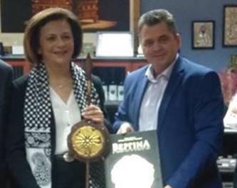 Συνάντηση εργασίας του Κώστα Καλαϊτζίδη με την υφ. Εσωτερικών Μαρίνα Χρυσοβελώνη