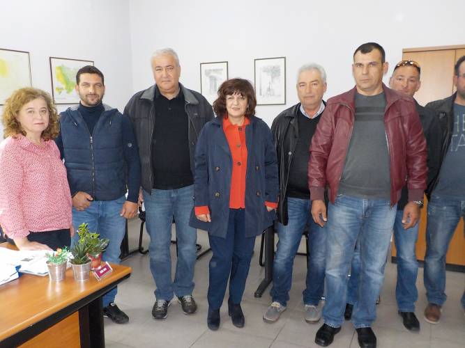 Επίσκεψη στον ΕΛΓΑ πραγματοποίησε η Φρόσω Καρασαρλίδου