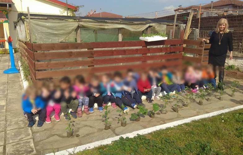 Έσπειραν και φύτεψαν τα δικά τους λαχανικά στον Παιδικό Σταθμό  Αγγελοχωρίου