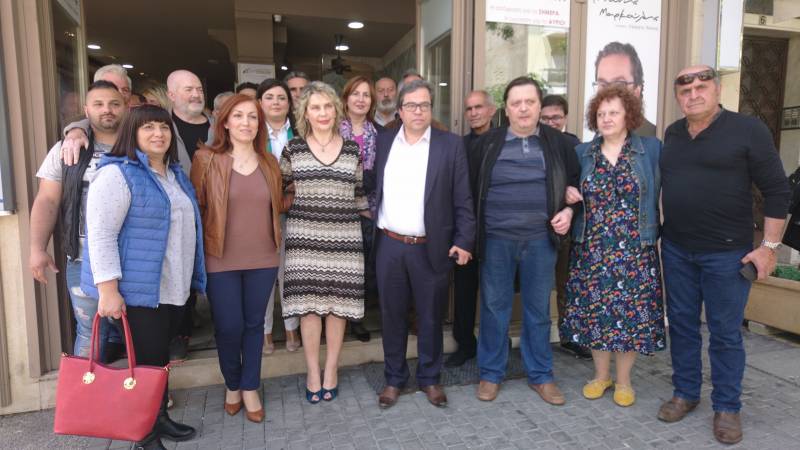 Επίσκεψη στο εκλογικό Μαρκούλη έκανε η Κατερίνα Παπακώστα