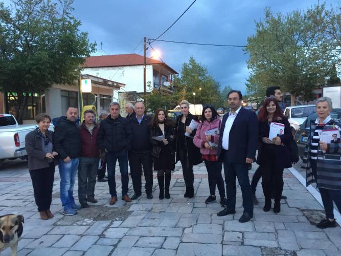 Βοργιαζίδης από τους Γεωργιανούς, τη Ράχη και τον Τριπόταμο: «Ίδιες ευκαιρίες και δικαιώματα σε κάθε γωνιά του δήμου»