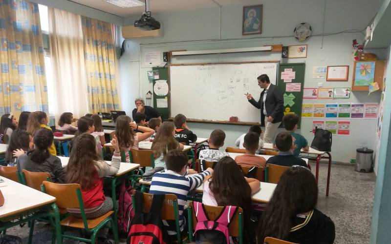 Για την ασφάλεια στο διαδίκτυο ενημερώθηκαν οι μαθητές του 4ου Δημοτικού Βέροιας