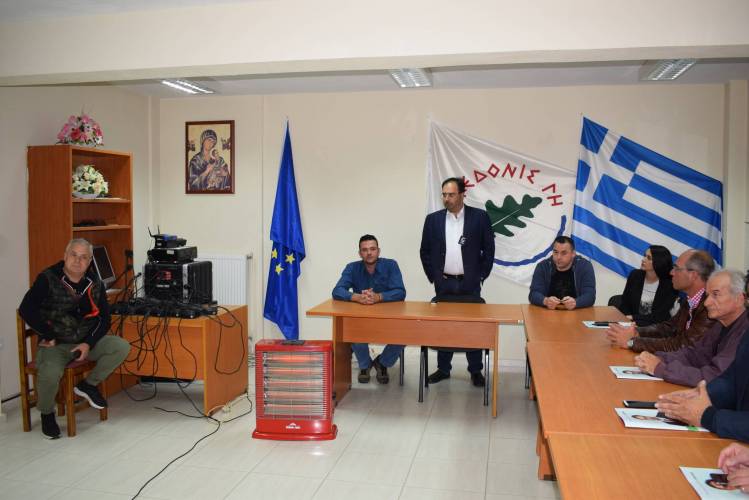 «Δημόσιο Διάλογο» στα Ριζώματα πραγματοποίησε ο Κώστας Βοργιαζίδης