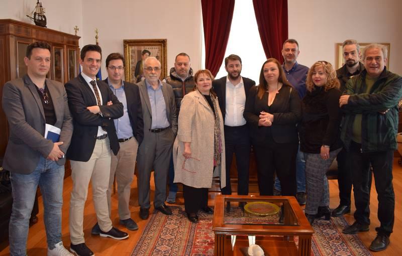 Στην Βέροια περιόδευσε ο Νίκος Ανδρουλάκης