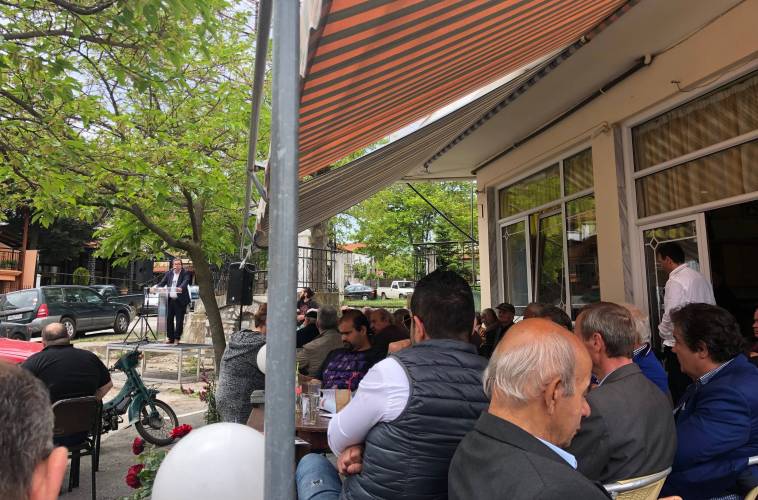 Προτεραιότητα στον Πολίτη: στα Ριζώματα ο Αντώνης Μαρκούλης