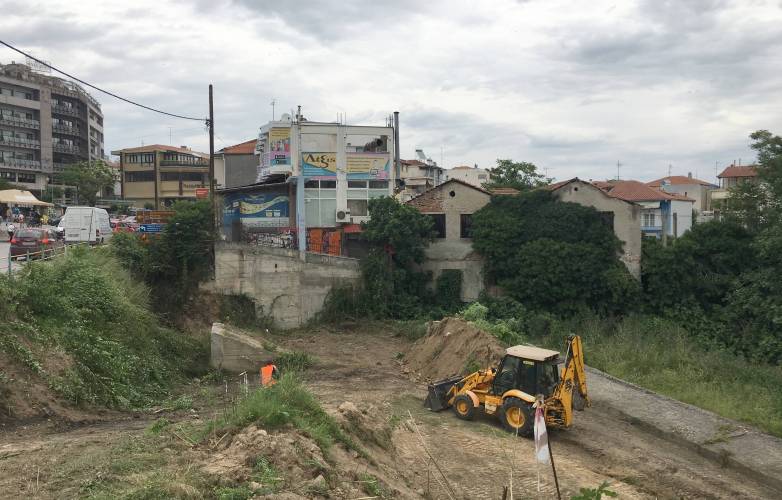 Βέροια: Ξεκίνησαν οι εργασίες διαπλάτυνσης της οδού Πιερίων
