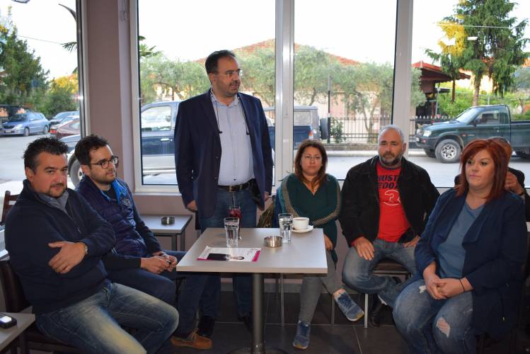 Εγκαινίασε τους «Δημοσίους Διαλόγους»  σε τοπικές κοινότητες ο Κ. Βοργιαζίδης
