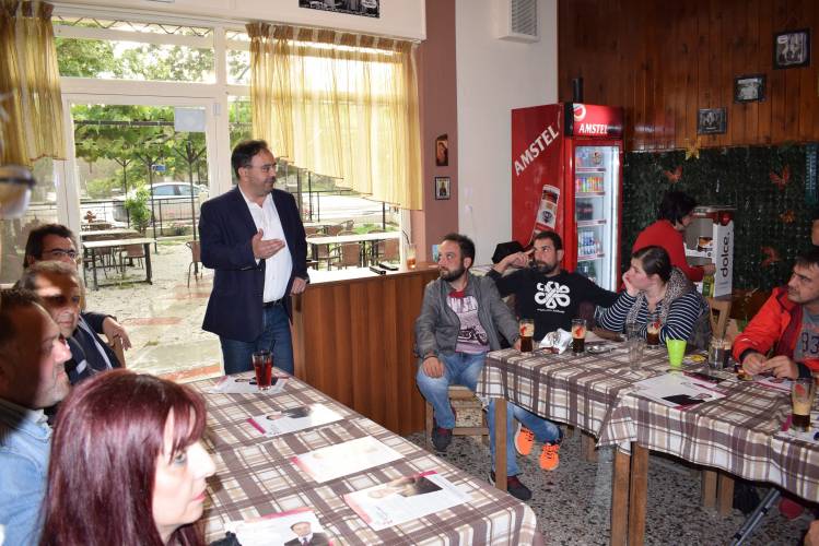Δημόσιους Διαλόγους με κατοίκους της Αγίας Βαρβάρας και της Άμμου πραγματοποίησε ο Κώστας Βοργιαζίδης
