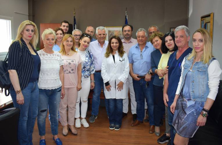 Επίσκεψη του Υπ. Δημάρχου Βέροιας Κων/νου Βοργιαζίδη σε Νοσοκομείο Βέροιας, Δικαστήρια, υποκατάστημα ΕΛΓΑ, ΟΑΕΔ και Κ.Υ. Βέροιας