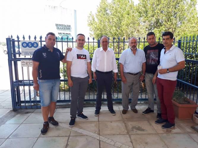 Συνάντηση του βουλευτή Χρήστου Αντωνίου με το σωματείο εργαζομένων της Δέλτα στο Πλατύ