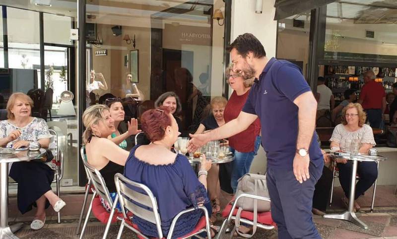 Θερμή υποδοχή για τον Τάσο Μπαρτζώκα στη Νάουσα και θετικά σχόλια για την λειτουργία γραφείου στην πόλη – Επίσκεψη στον ΑΣΕΠΟΠ Νάουσας