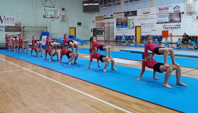 Πραγματοποιήθηκε η γιορτή γυμναστικής του Ηρακλή Νάουσας