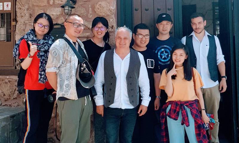 Κινέζοι δημοσιογράφοι και travel Bloggers στη Βέροια