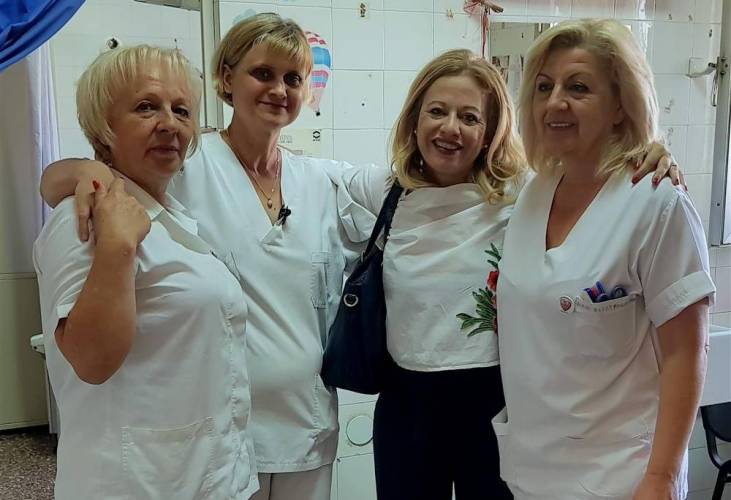 Σε γνώριμο της εργασιακό χώρο, το Νοσοκομείο Βέροιας, βρέθηκε η υποψήφια βουλευτής της ΝΔ, Νίκη Καρατζιούλα