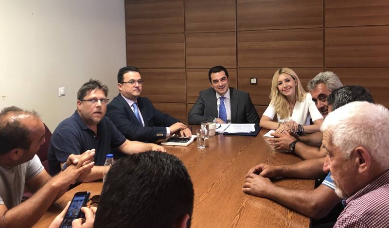 Συνάντηση των Υφυπουργών Αγροτικής Ανάπτυξης με εκπροσώπους τευτλοκαλλιεργητών