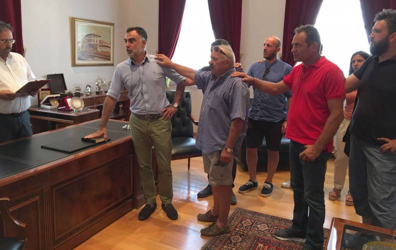 Δημοτικούς και τοπικούς συμβούλους όρκισε ο δήμαρχος Βέροιας