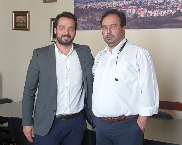 Συνάντηση του βουλευτή Τάσου Μπαρτζώκα με τον Δήμαρχο Βέροιας