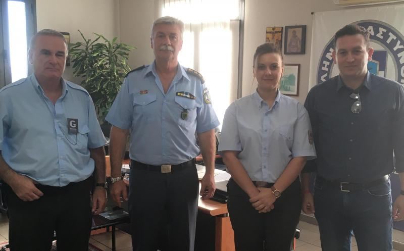 Με τα στελέχη της Δημοτικής Αστυνομίας Βέροιας συναντήθηκε ο Αστυνομικός Διευθυντής