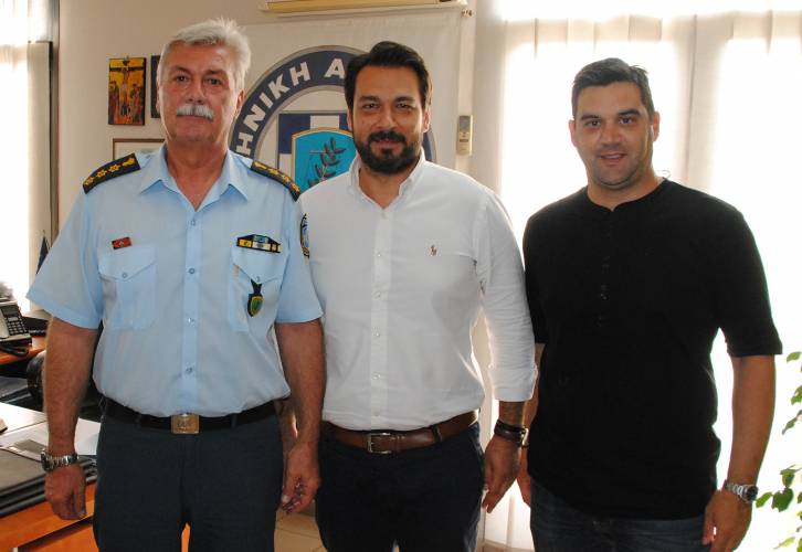 Επίσκεψη του Τάσου Μπαρτζώκα σε ΕΛΓΑ, ΕΦΚΑ και Διεύθυνση Αστυνομίας Ημαθίας