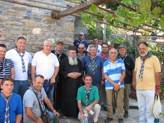 Οι Παλαιοί Πρόσκοποι της Βέροιας στο Άγιο Όρος
