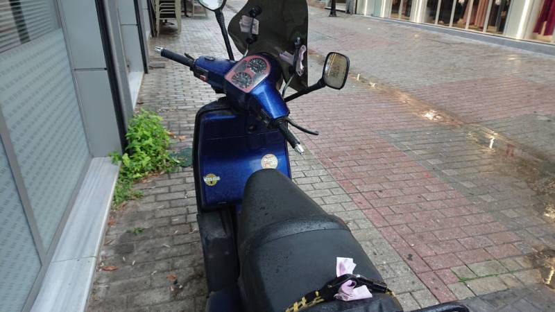 Το μηχανάκι με το…ρεκόρ κλήσεων