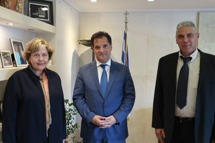Συνάντηση Γεωργιάδη – Βαρβαρέσου με αφορμή την επίτευξη συμφωνίας της εταιρείας με τους πιστωτές της