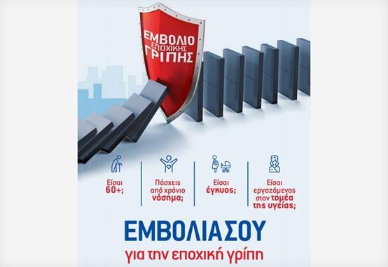 ΕΟΔΥ: Υποχώρηση γρίπης και COVID-19 – Σύσταση για άμεσο εμβολιασμό