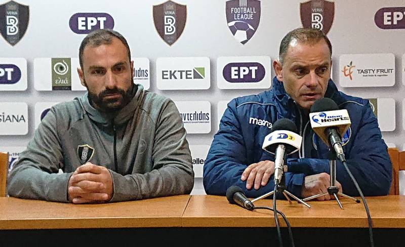 Γεωργιάδης: “Αφοσιωμένοι στο πλάνο μας οι παίκτες” – Βεργέτης: “Η Βέροια εκμεταλλεύτηκε τους χώρους που αφήσαμε” (βίντεο)
