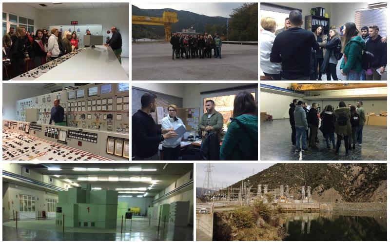 Επίσκεψη του τμήματος “Γραμματέων Ανώτερων & Ανώτατων Στελεχών” του ΔΙΕΚ Βέροιας στον ΥΗΣ Σφηκιάς
