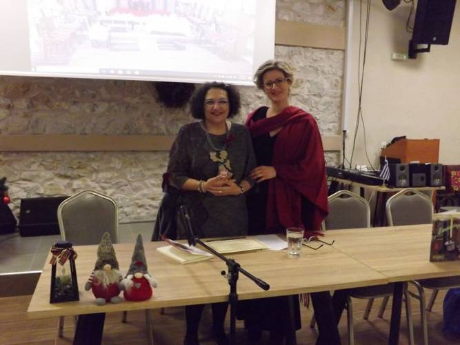 Τα βιβλία της παρουσίασε η συγγραφέας Όλγα Κουτμηρίδου στον Τρίλοφο
