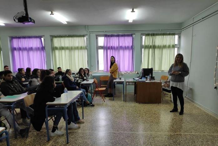 Ομιλία για την «Κακοποίηση παιδιών κι εφήβων και Ευαισθητοποίηση στο Πρόβλημα» στο Λύκειο Πλατέος – Κορυφής