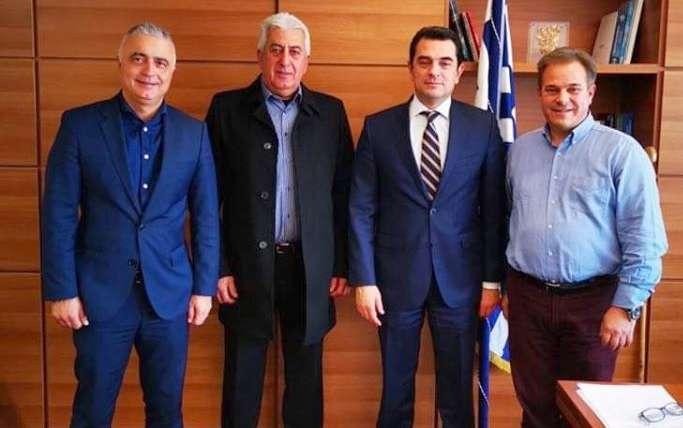 Ζητήματα άρδευσης συζήτησε με τον Κ. Σκρέκα ο Λ. Τσαβδαρίδης