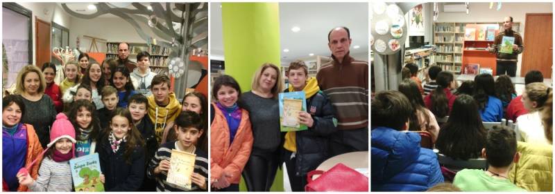 Συνάντηση γνωριμίας Θεατρομπόμπιρων με το συγγραφέα Λάζαρο Κιρτσίδη